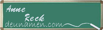 Anne Reck Visitenkarte